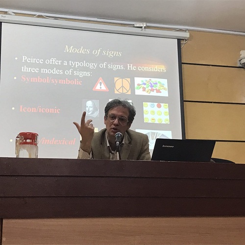 دكتر كورش عاكف، نشست نشانه‌شناسی، ترجمه‌ي بينانشانه‌اي.